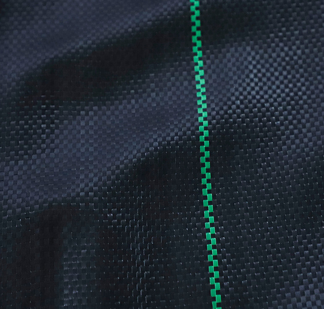Uv Stablizer PP tecido geotêxtil agricultura plástico tapete de cobertura à terra preto 70-100gsm