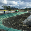 Pano de tapete de concreto flexível na cor verde para revestimento de valas com espessura de 5 mm a 13 mm