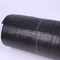 70-100gsm tela tecida Pp preta do geotêxtil para o material 100% do Virgin da cerca de lodo