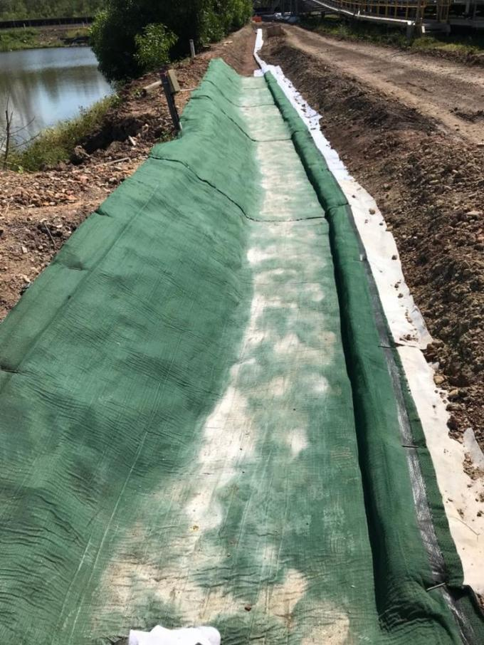 Pano de esteira de concreto flexível na cor verde para revestimento de valas com espessura de 5 mm a 13 mm 4