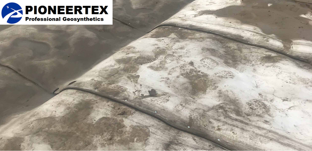 Rolos de lona impregnada de concreto PIONEERTEX GCCM para projetos de valas e controle de erosão